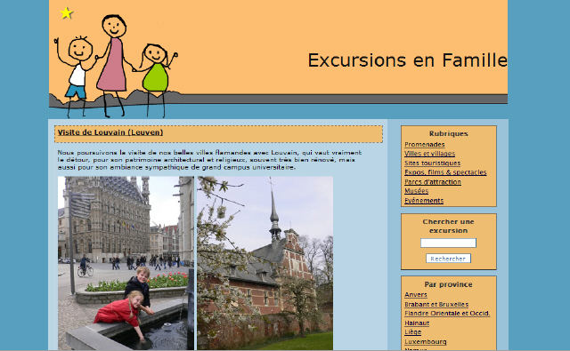 Le blog "Excursions en famille"