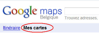 Mes cartes Google Maps