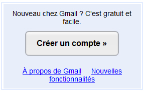 Création adresse Gmail