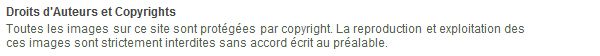 Mention de copyright