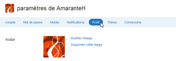 Changer l'avatar sur Twitter