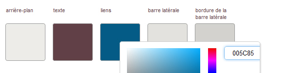 Modifier le couleur des polices dans Twitter