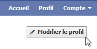 Modifier son profil sur Facebook