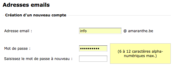 Créer adresse e-mail chez OVH