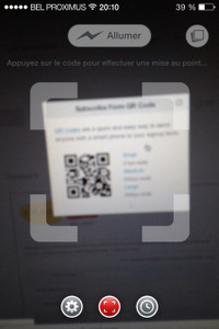 Lecteur de QR Code