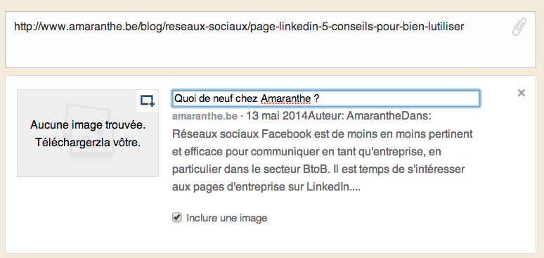 Actualité des pages d'entreprise sur LinkedIn