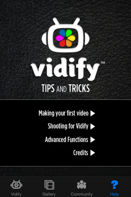 Créer des clips vidéo avec vidify