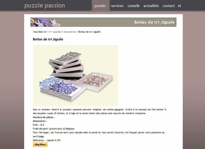 Achat en ligne de puzzles