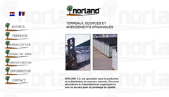 Norland avant refonte du site